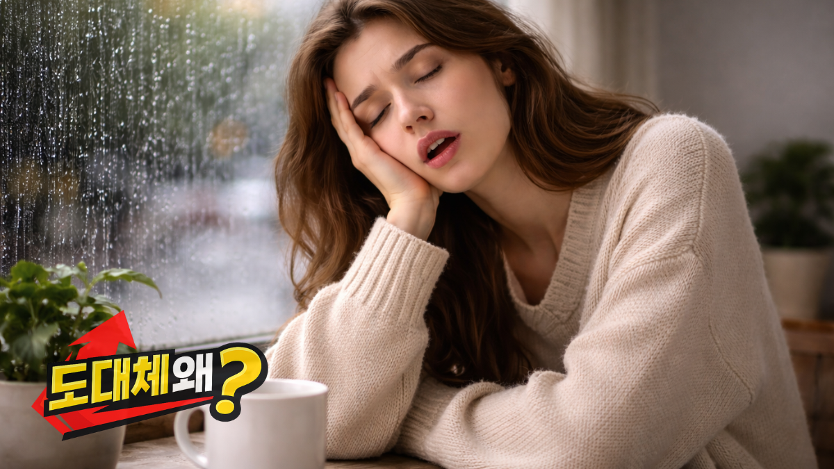 비오는 날이 평소보다 더 피곤한 이유