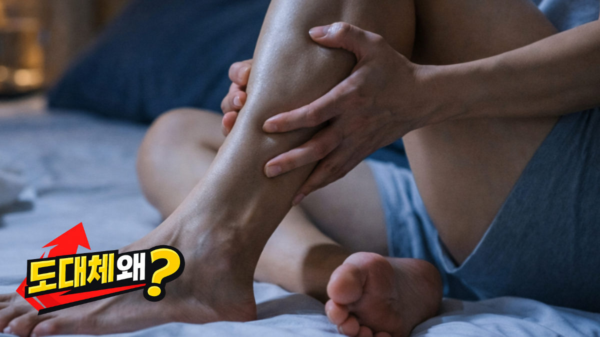 자다가 갑자기 다리에 쥐가 난다면