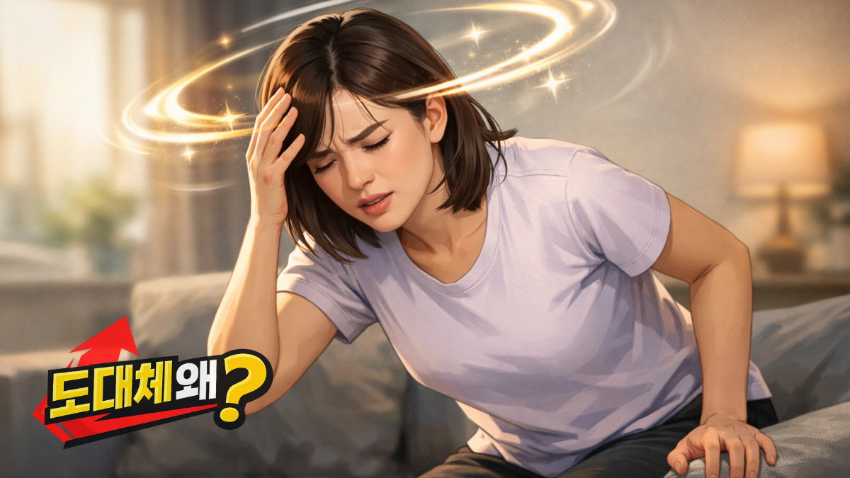 앉았다 일어날때 어지럽다면 기립성 저혈압 가능성이 큽니다