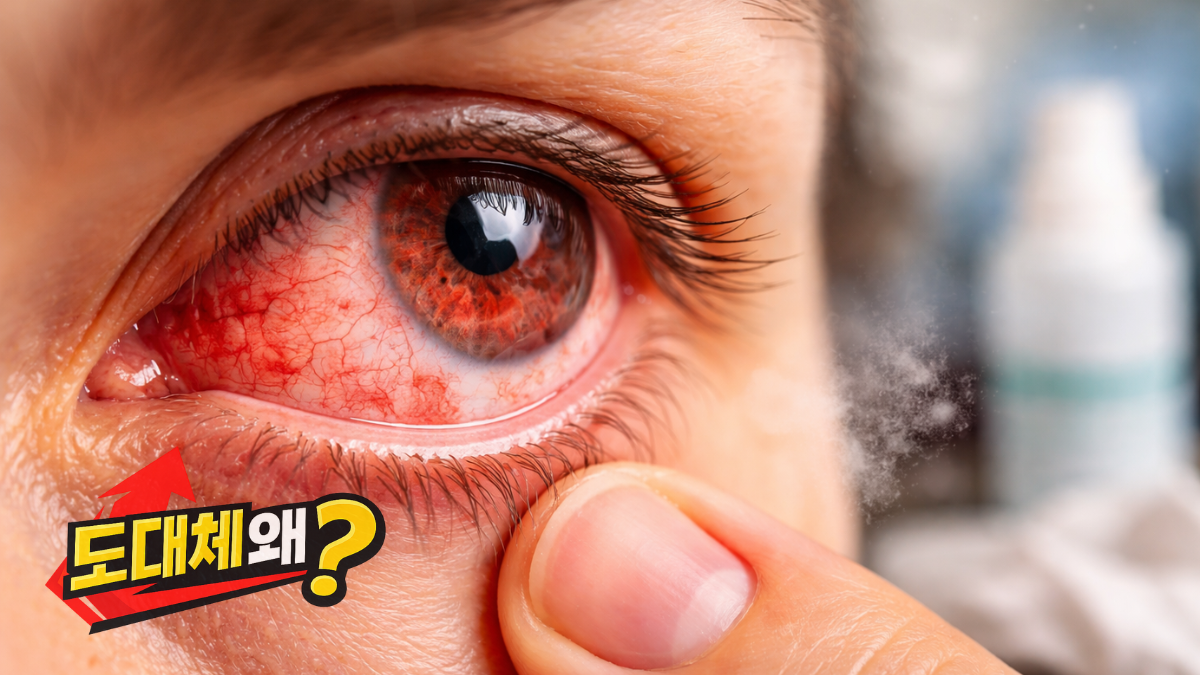 눈이 가끔 충혈된다면 확인 해야 할 것