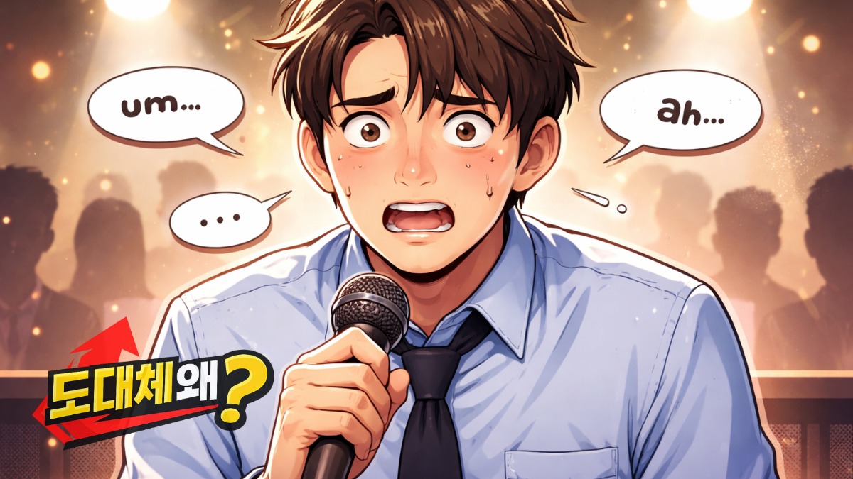 말을 더듬는 이유는 뭘까요?