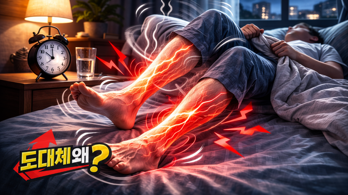 자다가 다리를 들썩인다면 하지불안증후군 의심